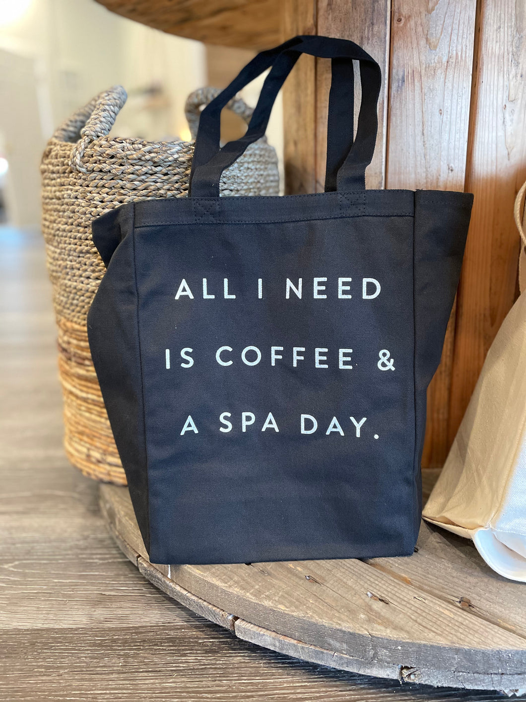 Coffee Spa Day Tote